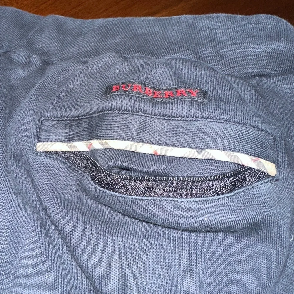 Burberry Golf Black Joggers Nova Check Trim on Back Pocket (M1)
